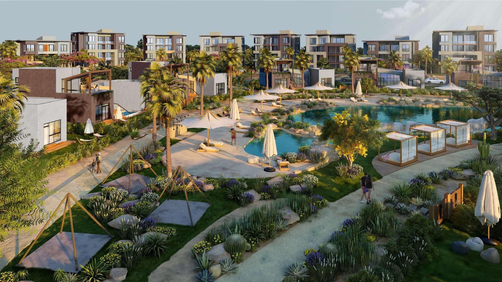 Baywest Valley — منظر المشروع، Somabay، البحر الأحمر، مصر