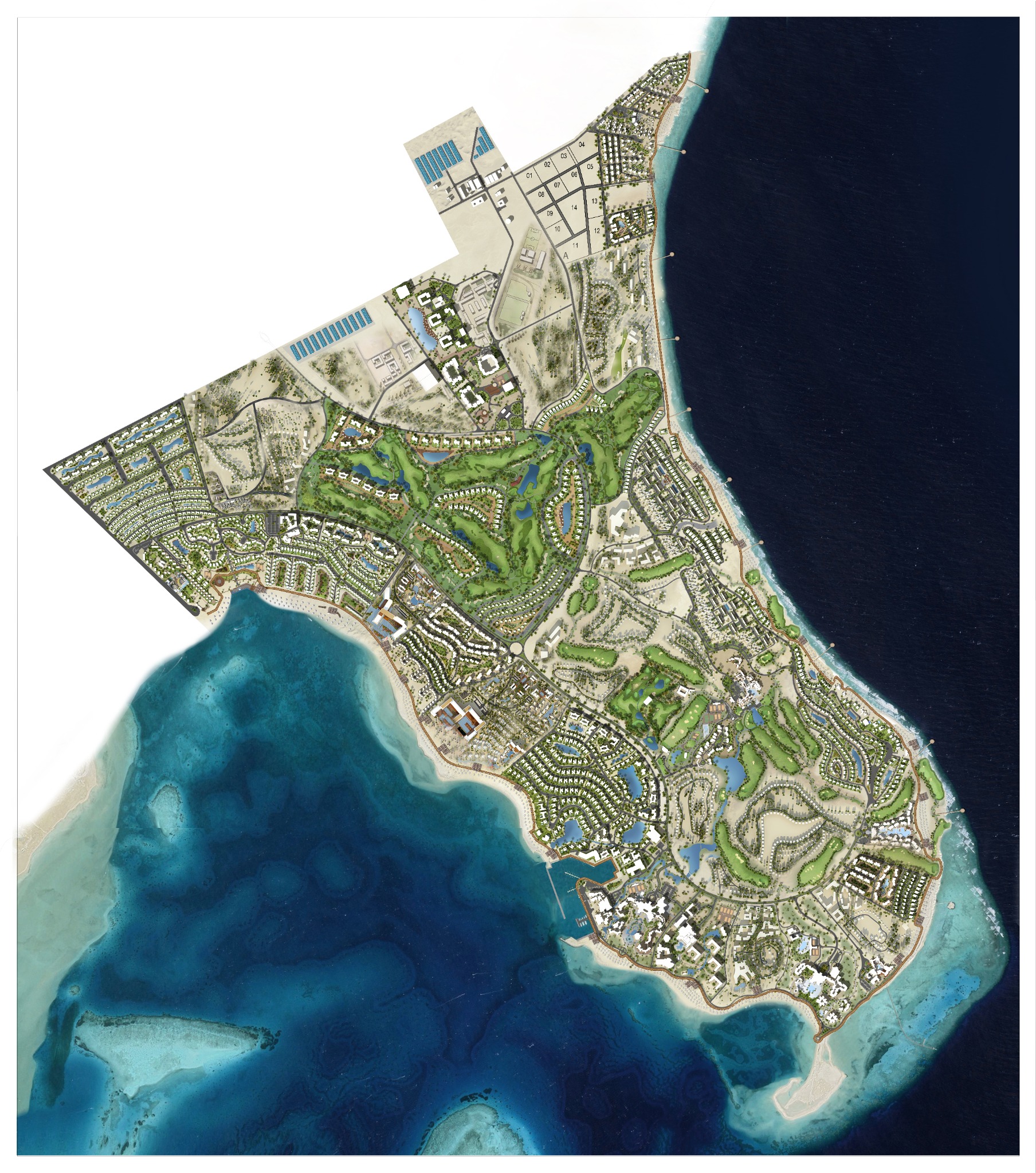 Destination Planning — Project view, Somabay, Red Sea, Egypt