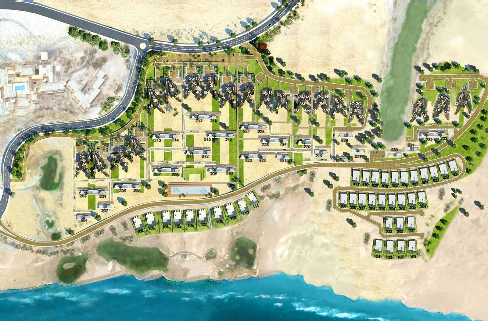 Wadi Jebal — المخطط العام، Somabay، البحر الأحمر، مصر